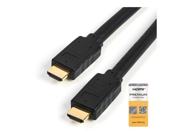 STARTECH.COM - Startech StarTech.com Premium Certified High Speed HDMI 2.0 Cable with Ethernet - 23ft 7m - 3D Ultra HD 4K 60Hz - 23 feet Long HDMI Male to Male Cord (HDMM7MP) - HDMI cable with Ethernet - 7 m