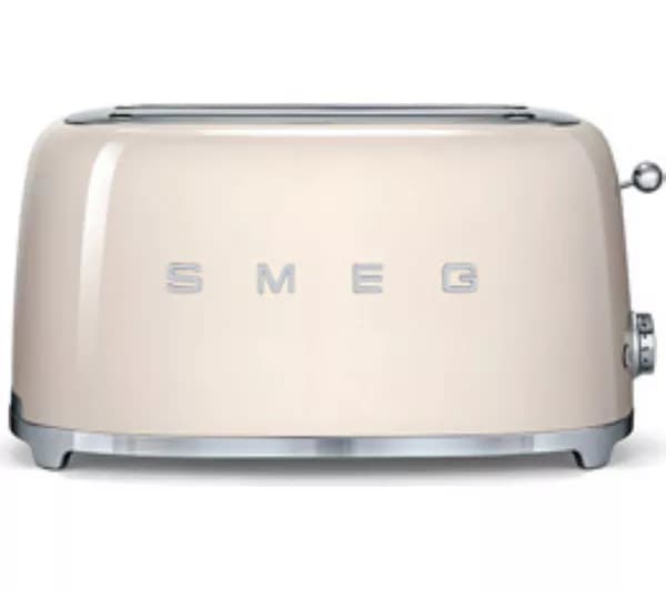 SMEG TSF02CRUK 4-Slice Toaster - Cream