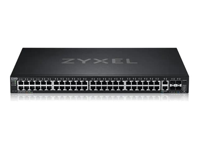 ZYXEL - XGS2220 Series XGS2220-54 - Switch - L3 access - Managed - 48 x Gigabit Ethernet + 6 x 10 Gigabit (uplink) - desktop, rack-mountable