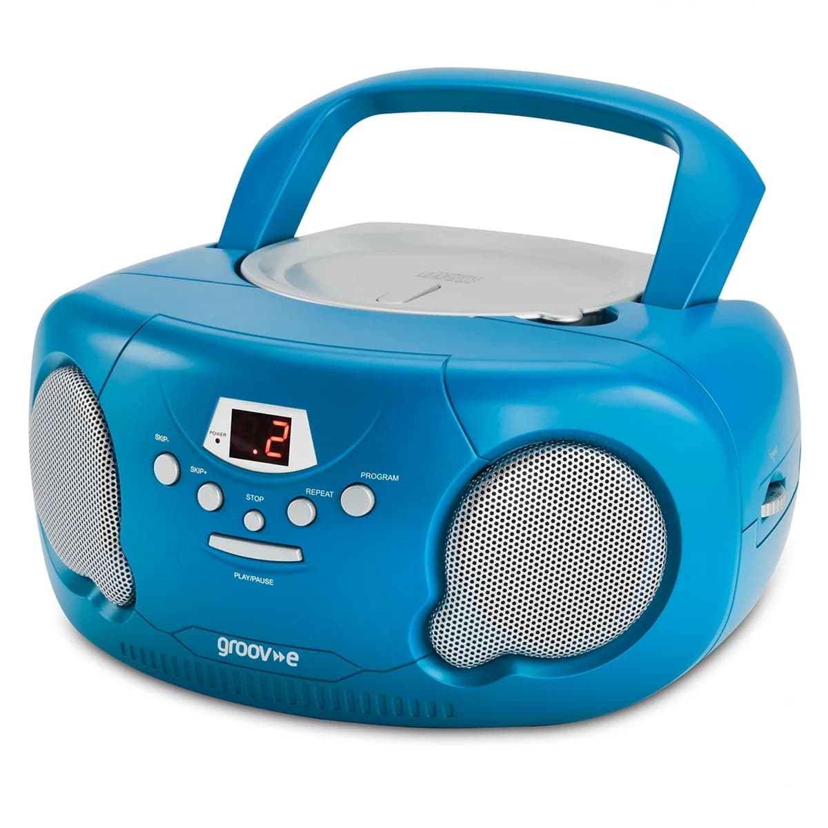 Groov-e Original Boombox CD Player with AM/FM Radio Blue | GVPS733BE