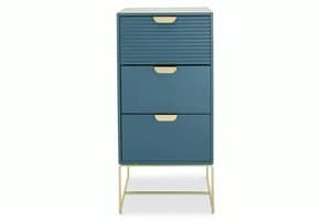 Frankie Bedside Table | Slim | Blue