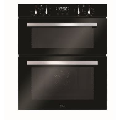 CDA DC741BL Built-Under Electric Double Oven - Black