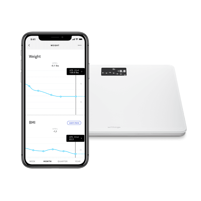 Withings 78WBS06WHITE, Body Scales, White