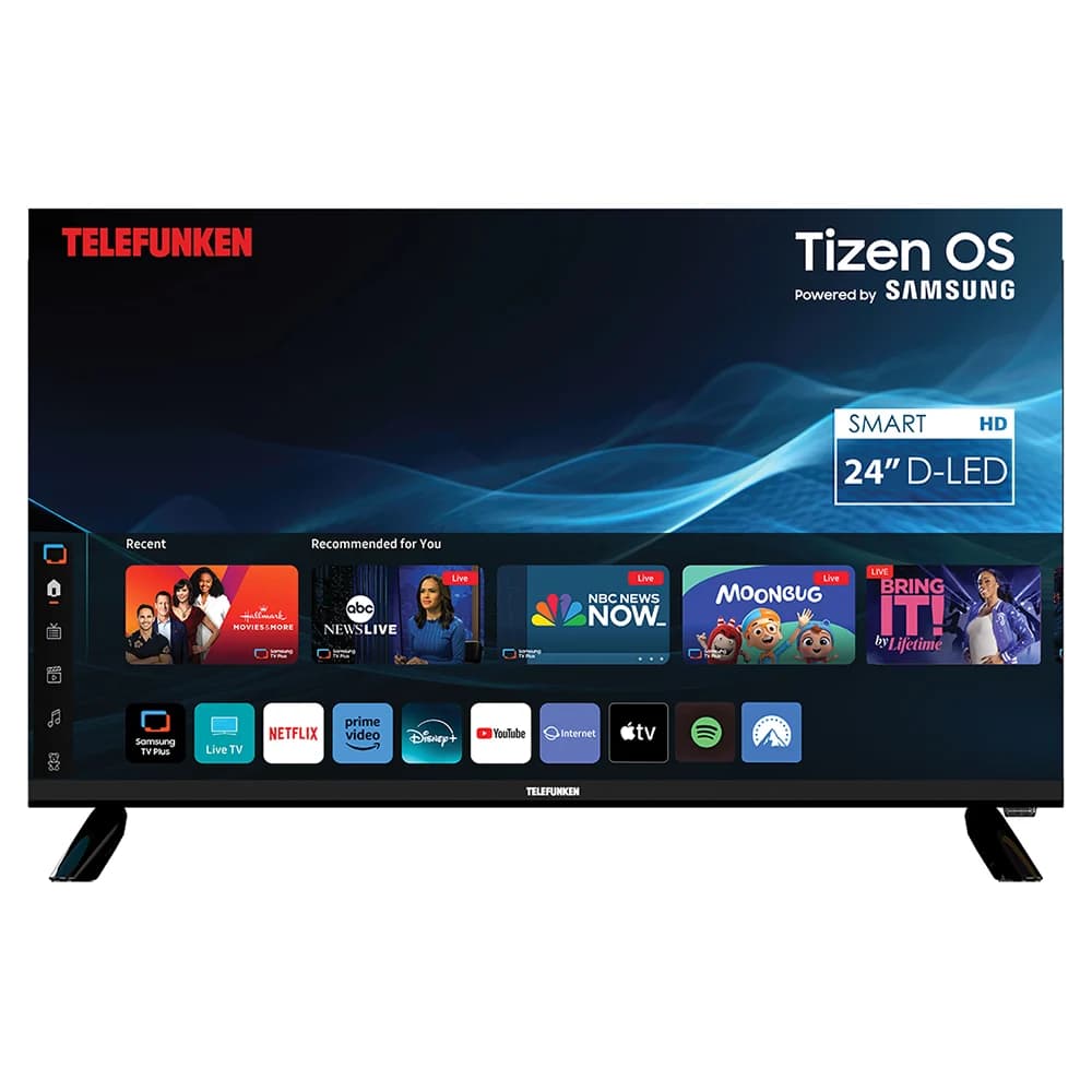 Telefunken N24 24" HD SMART TV - Black | N24-HD-T24
