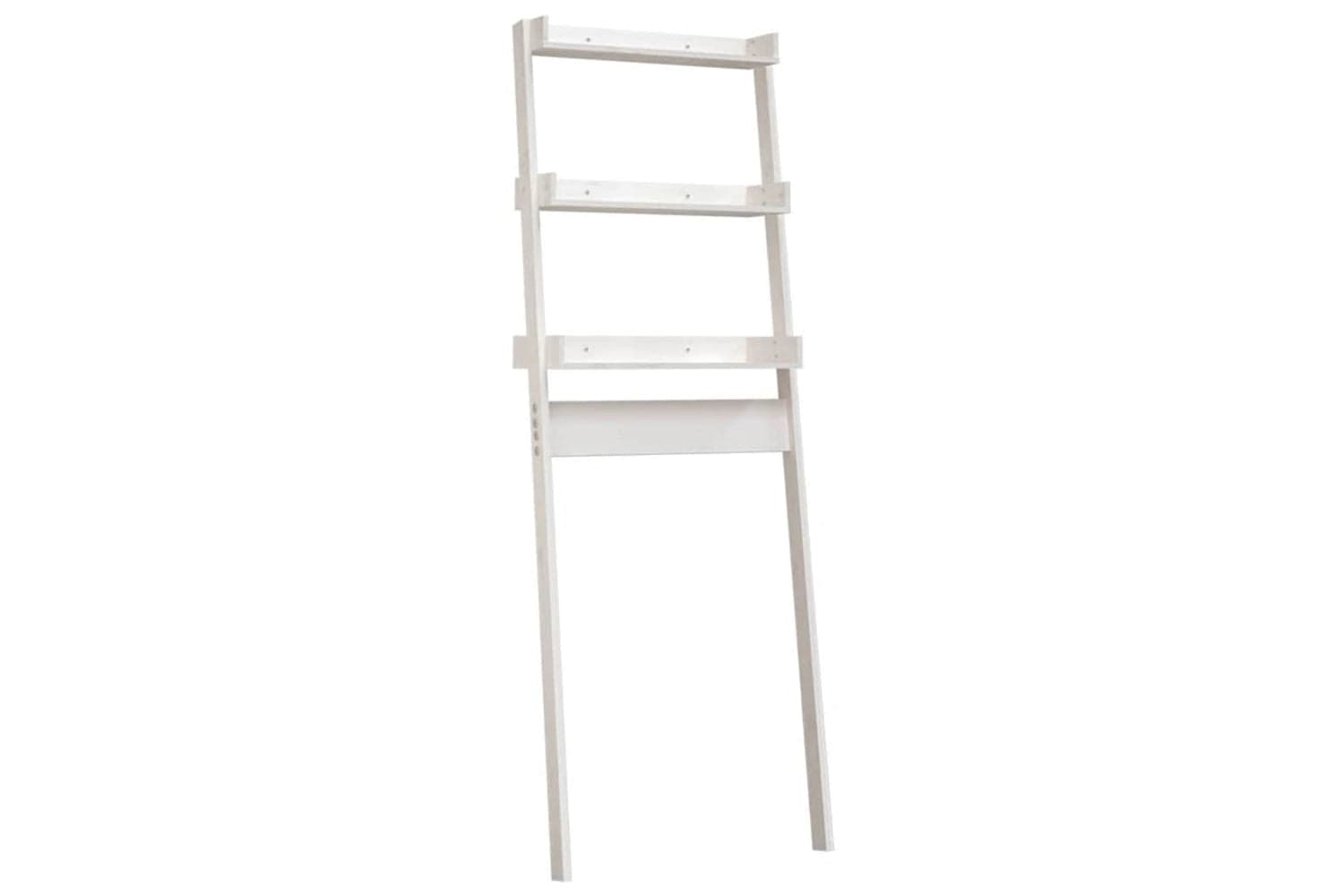 vidaXL 824654 Toilet Rack White 63.5x32x179cm Solid Wood Pine