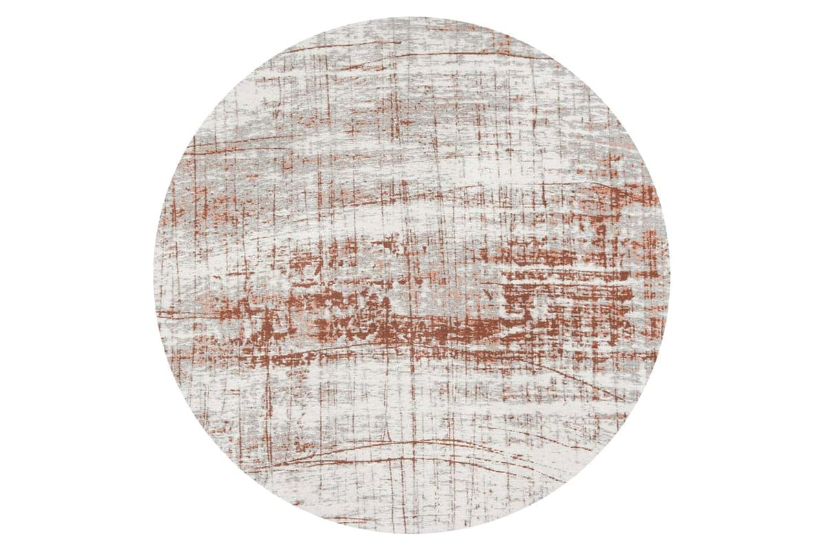 Louis De Poortere | Griff Eco Round Rug | Brown | 140 x 140 cm