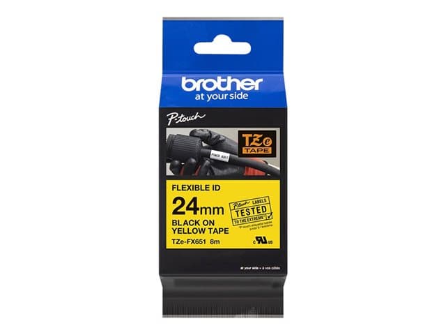 BROTHER - TZe-FX651 - flexible tape - 1 cassette(s) - Roll (2.4 cm x 8 m)