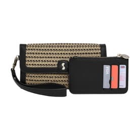Raffia Purse Black