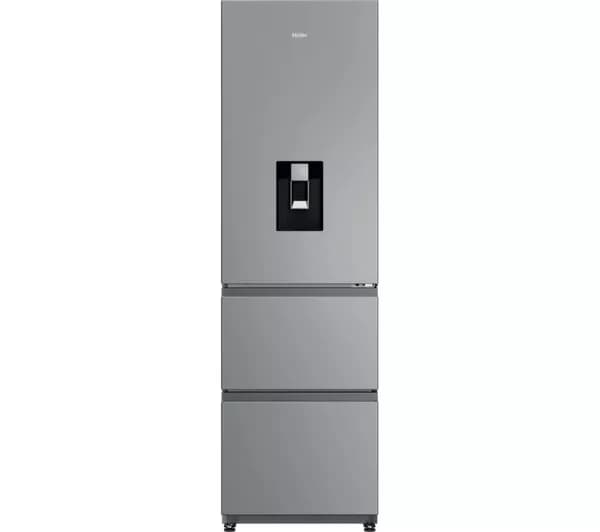HAIER 3D Combi Series 3 HTR3518EWMXK 60/40 Fridge Freezer - Inox