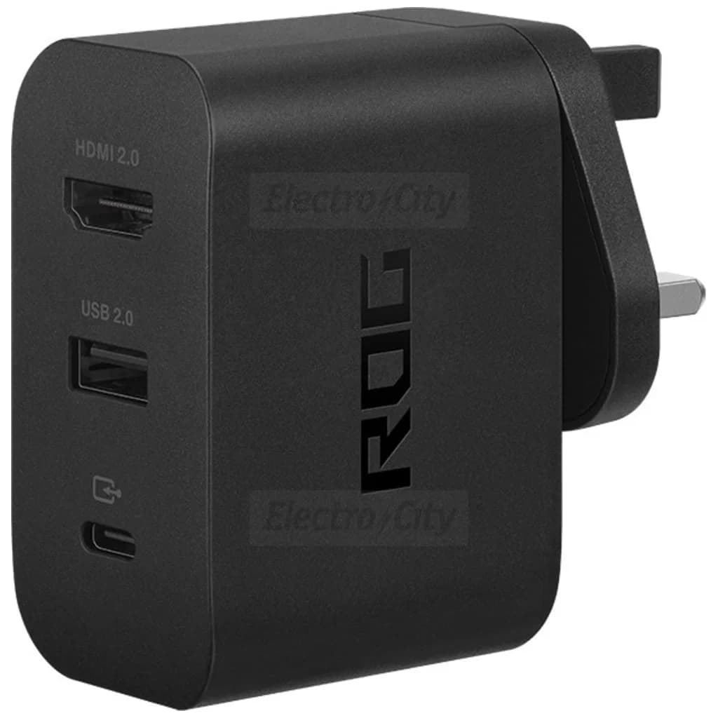 ASUS ROG Gaming 65W USB-C Hub with HDMI Charger Dock | Black