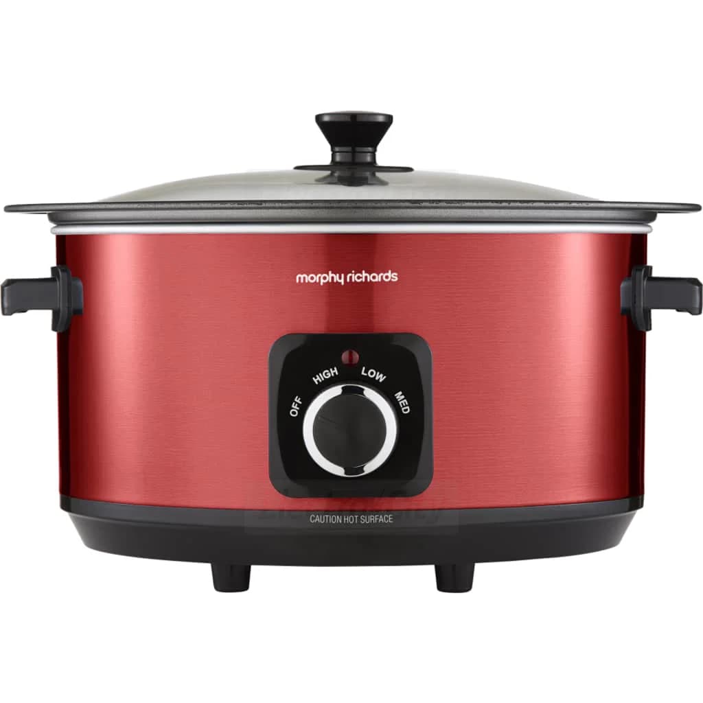 Morphy Richards Accents 6.5 Litre Sear & Stew Slow Cooker | Red