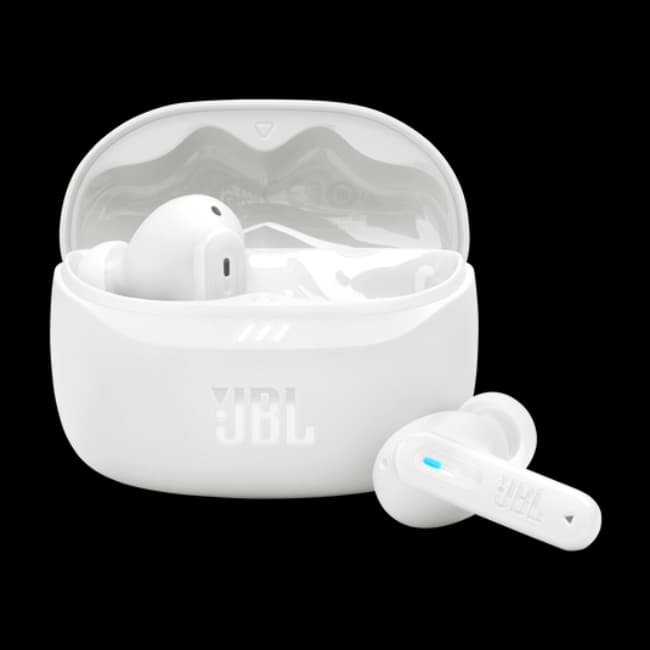 JBL Tune Beam 2 - True Wireless Noise Cancelling Earbuds - White | JBLTBEAM2WHT