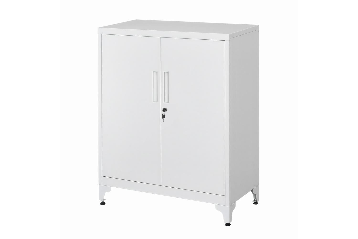 Songmics File Cabinet | Steel Storage Cabinet | Grey | 80 X 40 X 90 Cm