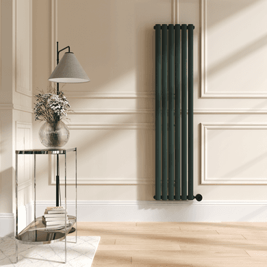 Evergreen Vertical Smart Electric Radiator with Wi-Fi Thermostat - 1000W - H1600xW354 - Bathroom Safe
