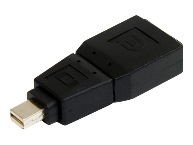 STARTECH.COM - StarTech Mini DisplayPort to DisplayPort Adapter Converter - Mini DP (m) to DP (f) Converter Adapter (GCMDP2DPMF) - DisplayPort adapter - DisplayPort (F) to Mini DisplayPort (M) - black - for P/N: CDP2DP141MB, CDP2DP146B, CDP2DPMM1MB, CDP2DPMM6B, DISPLPOR