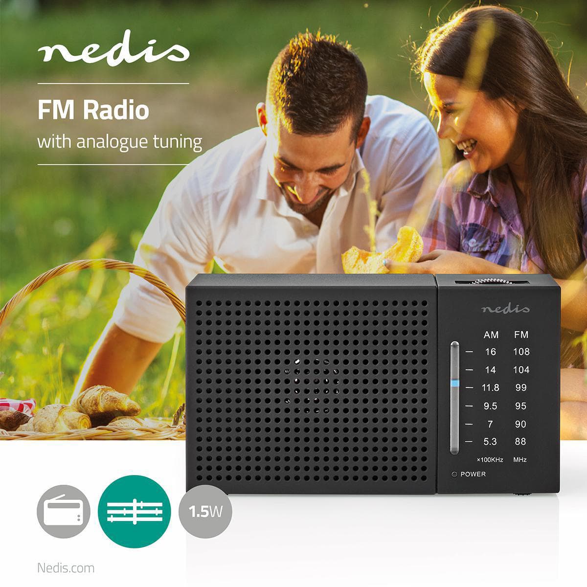 NEDIS FM/AM RADIO POCKET RADIO