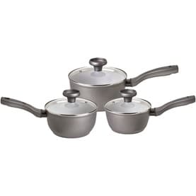 Ceramic Non-Stick Saucepan Three-Piece Set