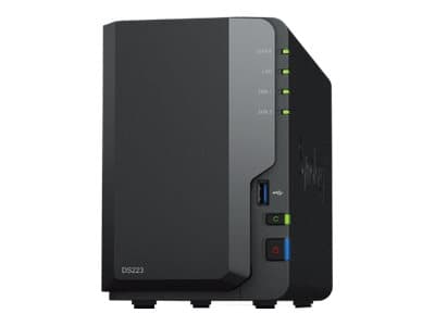 SYNOLOGY - DS223 2 bay NAS + 2pcs Synology 12TB H
