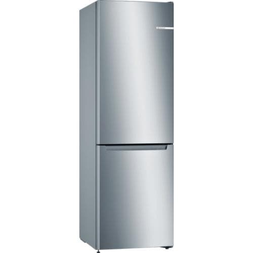 BOSCH            SERIES 2 193/89 LITRE 176X60CM FREESTANDING FRIDGE FREEZER - STAINLESS STEEL LOOK