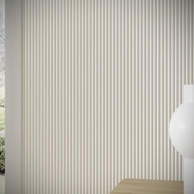 Paintable Mini Fluted Wall Panel - 240cm x 60cm - Delamere