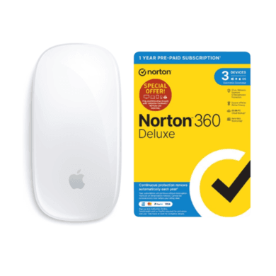 Apple Magic Wireless Mouse with Norton 360 Deluxe