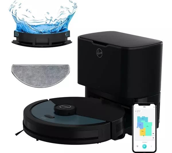 HOOVER HG4 Hydro Pro Robot Vacuum Cleaner - Blue & Black