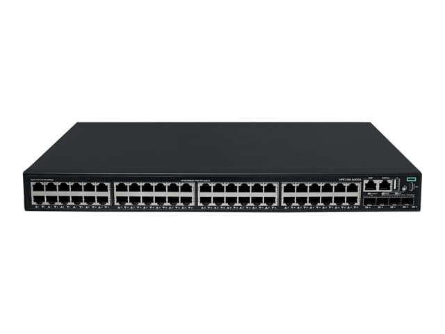 HPE - Networking Comware 2150 48p 10M/100M/1G PoE+ 4p SFP+ 1G/10G 390W - switch - 48 ports - Managed - rack-mountable