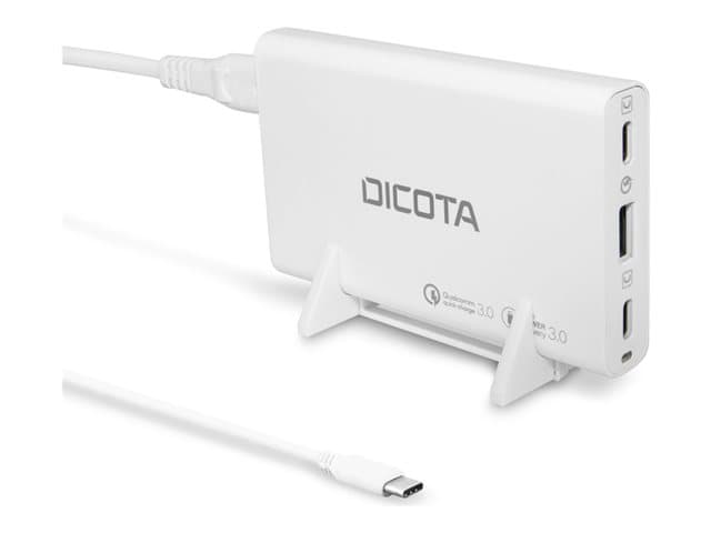 DICOTA - power adapter - universal - 2 x USB-C, USB - 65 watt