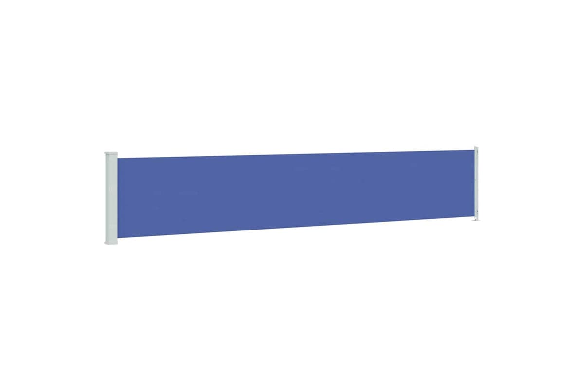 vidaXL 317948 Patio Retractable Side Awning 117x600cm Blue