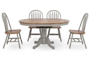 Ardmore Extending Dining Set | Table & 4 Chairs | Grey