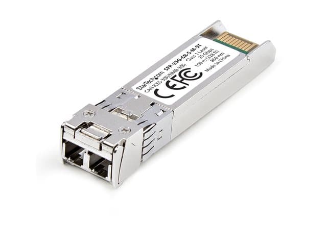 STARTECH.COM - Startech MSA-Compliant SFP-25G-SR-S SFP28 Module, 25Gbps Multimode Fiber (MMF), 100m (328ft), LC Connector, 850nm, 25 Gigabit Optical Transceiver w/ DDM/DOM - SFP28 transceiver module - 25GbE - 25GBase-SR - LC multi-mode - up to 100 m - 850 nm
