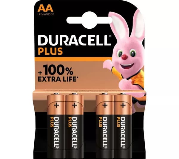 DURACELL Plus AA Alkaline Batteries