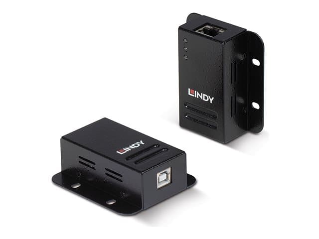 Lindy - USB 2.0 Cat.5 Extender With Power Over - USB extender - USB 2.0