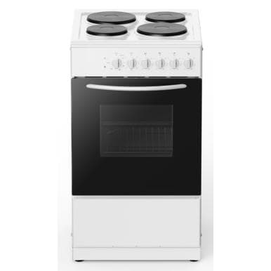 POWERPOINT            50CM SINGLE CAVITY FREESTANDING COOKER WITH 4 ZONE SOLID PLATE HOB