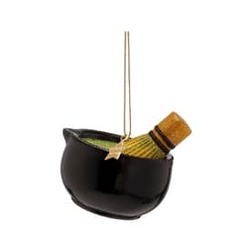 Matcha Tea Set Glass Tree Decoration 6cm