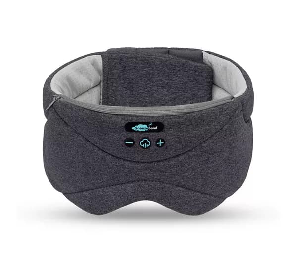 SNOOZEBAND Deluxe Bluetooth Sleep Mask Headphones - Charcoal