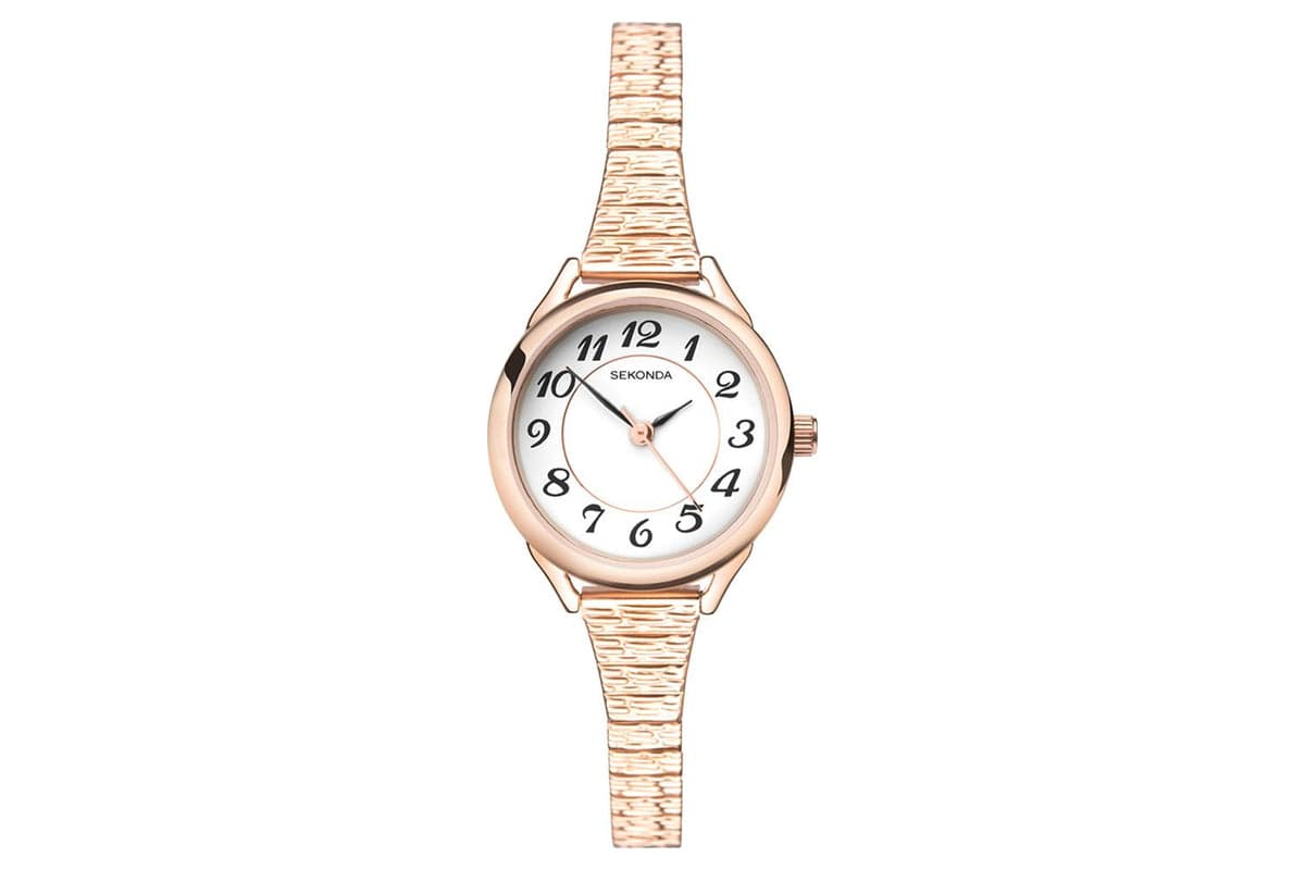 Sekonda Easy Reader Ladies Bracelet Watch | Rose Gold