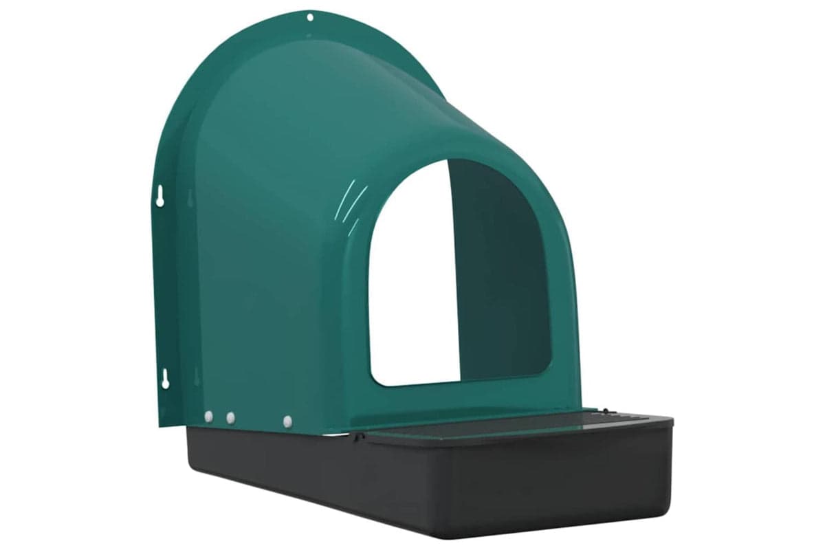 Vidaxl Chicken Nesting Boxes 4 Pcs Wall-mounted Dark Green Plastic