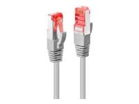 Lindy - patch cable - 2 m - grey