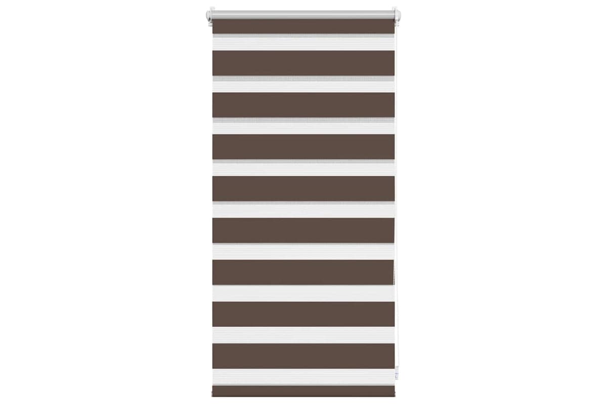 Vidaxl Zebra Blind 40 X 100 Cm Coffee