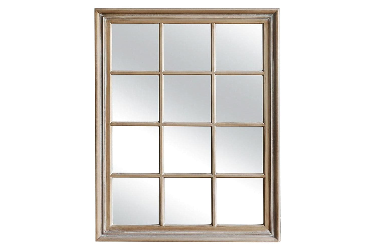 Faye Window Mirror | Washed Oak | 75 x 100 cm