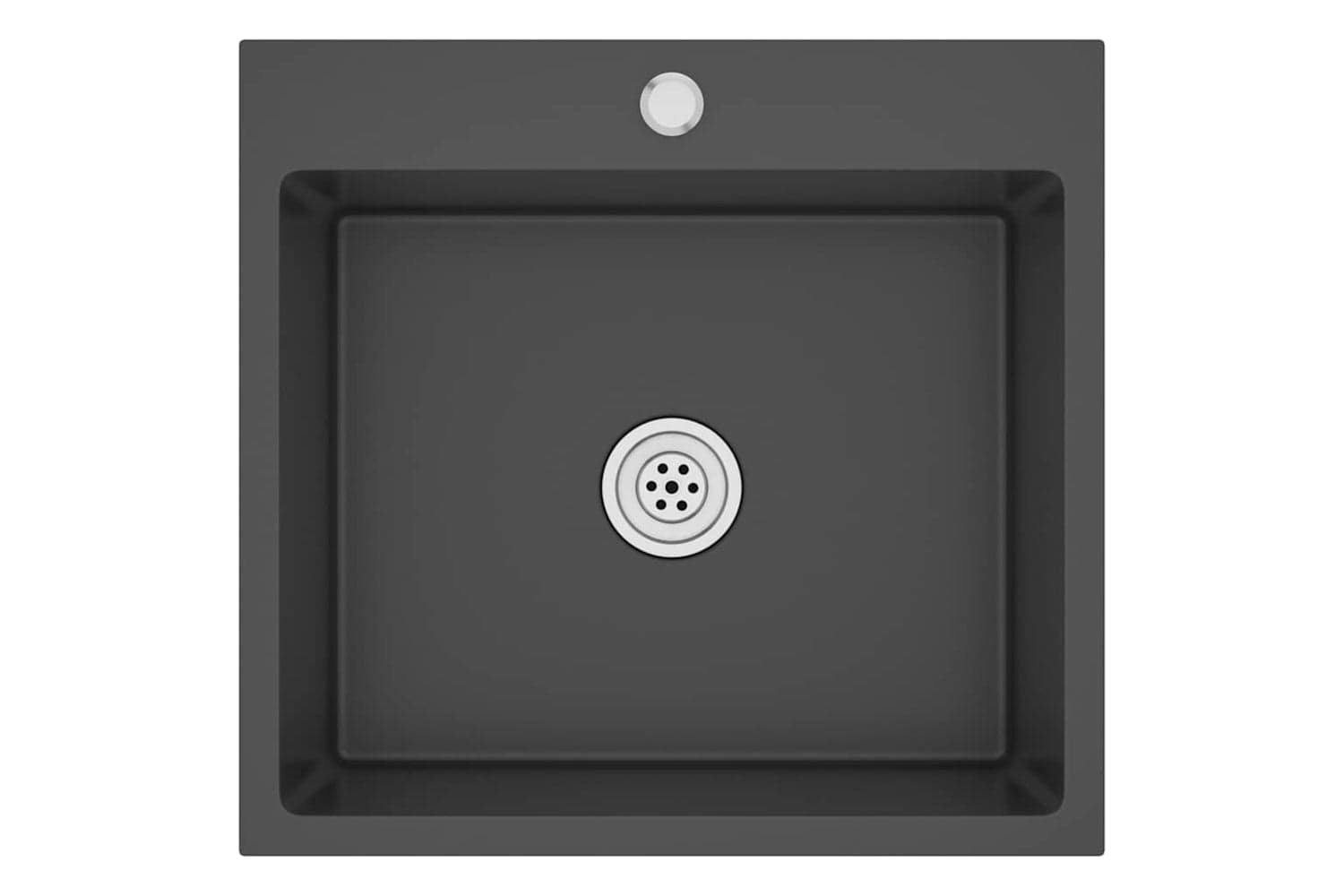 Vidaxl 51509 Handmade Kitchen Sink Black Stainless Steel
