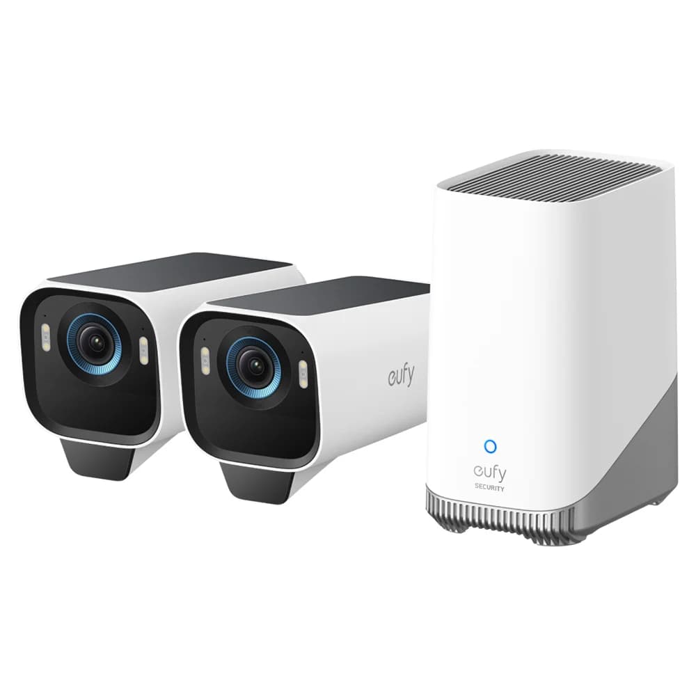 Eufy S3 Pro Wireless Security Camera 2‑Camera Kit – White | T88923W1