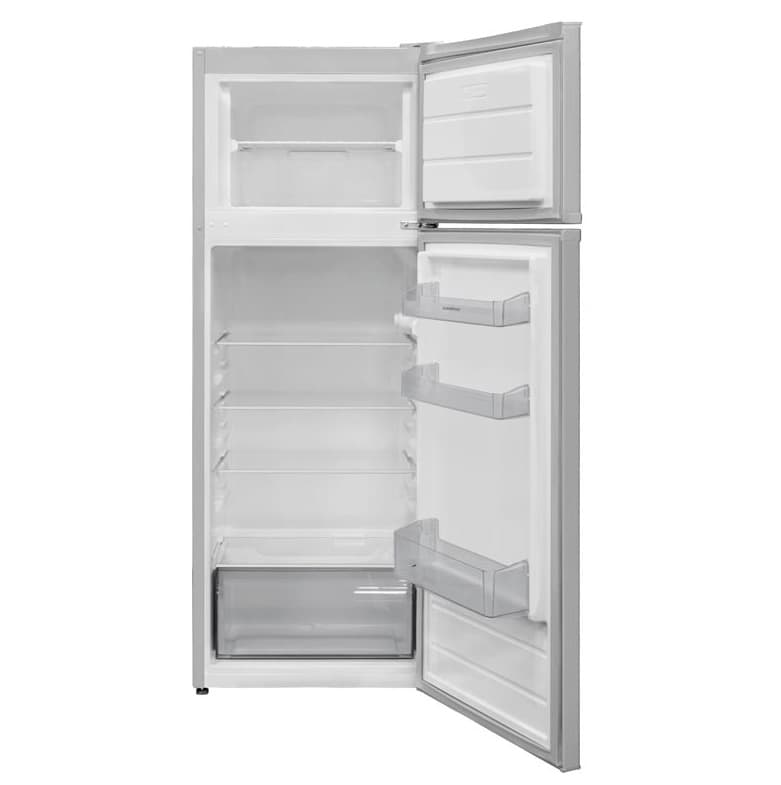 Nordmende Freestanding Low Frost Fridge Freezer - Silver | RFF266SL