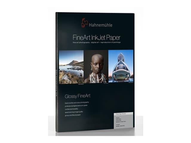HAHNEMUEHLE - Hahnemuhle FineArt Photo Rag - photo paper - high-glossy/metallic - 25 sheet(s) - A4 - 340 g/m²