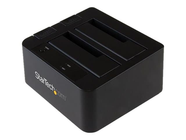 STARTECH.COM - Startech Dual-Bay USB 3.1 to SATA Hard Drive Docking Station, USB 3.1 (10 Gbps) Hard Drive Dock, External 2.53.5 SATA IIIIII, SSDHDD Docking Station, Hot-Swap Hard Drive Bay - Top-Loading - storage controller - USB 3.1 (Gen 2)