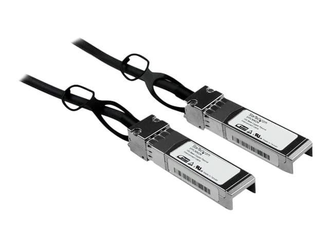 STARTECH.COM - Startech Cisco SFP-H10GB-CU2M Compatible 2m 10G SFP+ to SFP+ Direct Attach Cable Twinax, 10GbE SFP+ Copper DAC 10 Gbps Low Power Passive Transceiver Module DAC, Cisco Firepower ASR920 - Lifetime Warranty (SFPCMM2M) - direct attach cable - 2 m