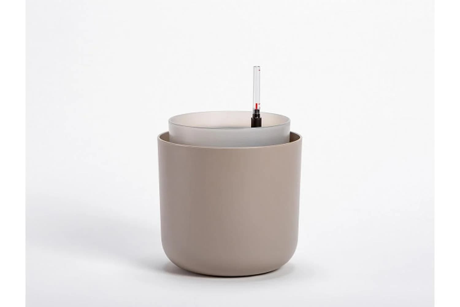 Plastia Tolita Flower Pot | Taupe | 19cm