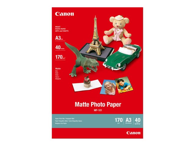 CANON - MP-101 - photo paper - 40 sheet(s) - A3 - 170 g/m²