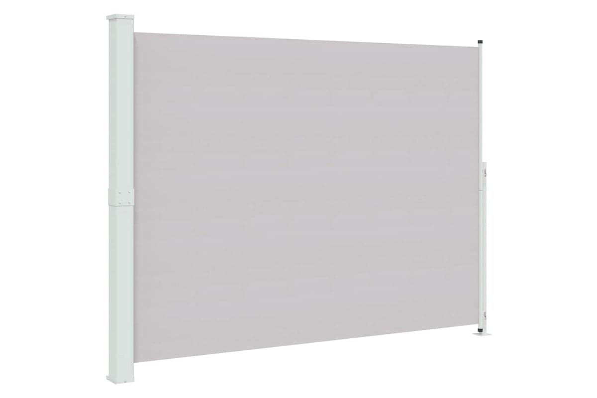 vidaXL 313425 Patio Retractable Side Awning 220x300cm Grey